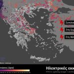 Πάνω από 4.000 κεραυνοί «χτύπησαν» τη χώρα σήμερα