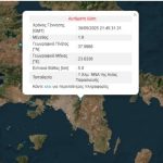 Σεισμός τωρα στην Αγία Παρασκευή