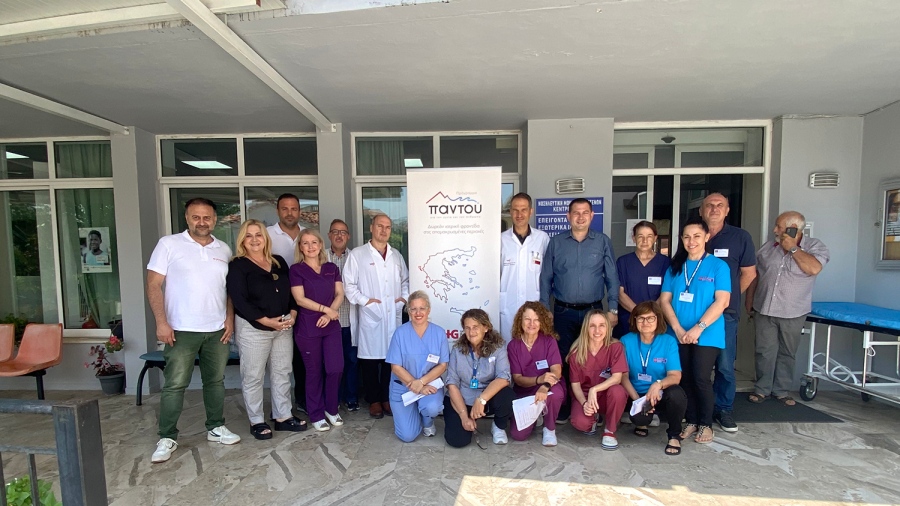 Θερμή υποδοχή των κατοίκων Κρεστένων στο Metropolitan Hospital και το πρόγραμμα «Παντού»