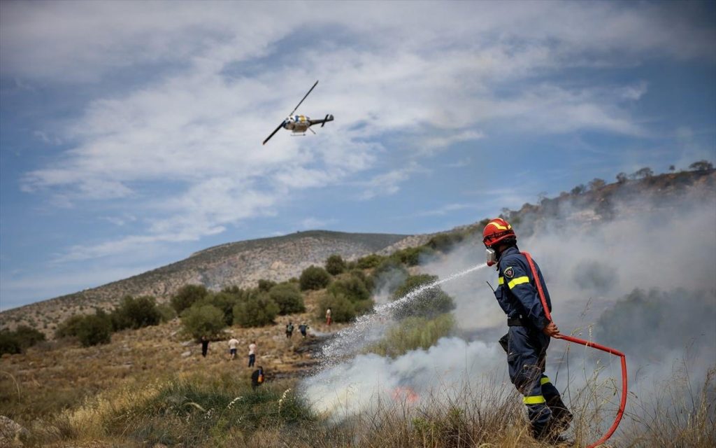 Φωτιά τώρα στην Ανατολική Μάνη