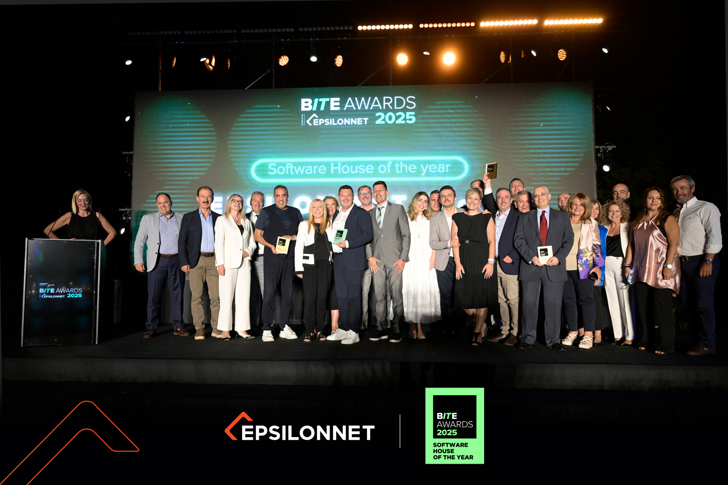 Όμιλος EPSILON NET: Για 5η συνεχή χρονιά «Software House of the Year» στα BITE Awards
