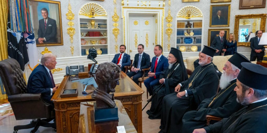 Βαρθολομαίος σε Τραμπ: 1700 χρόνια μαρτυρίας στην Κωνσταντινούπολη και συνεχίζουμε - Η Εκκλησία ως φάρος πίστεως - FinanceNews.gr