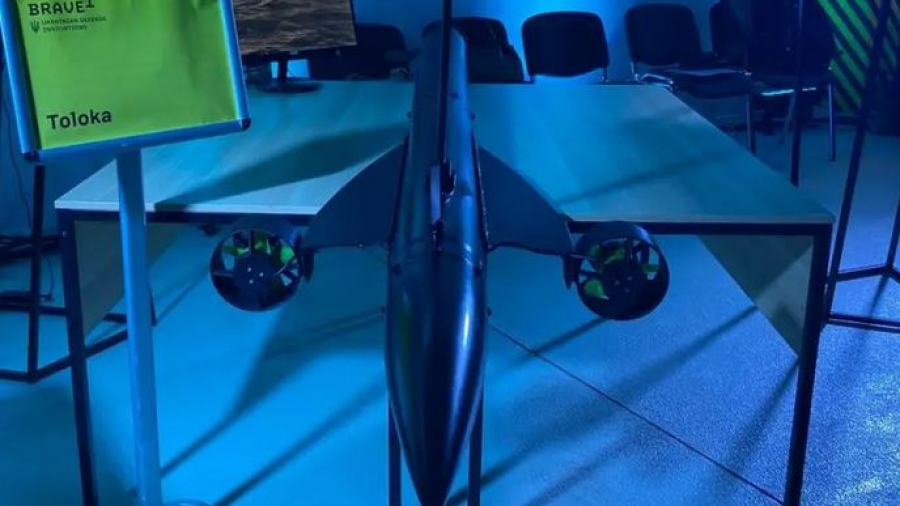Το ουκρανικό υποβρύχιο drone «Toloka» με βεληνεκές έως και 2.000 χλμ. παρουσιάστηκε στο Lviv