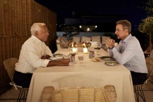 Δείπνο K. Μητσοτάκη προς τον Αντόνιο Κόστα στην Αθήνα
