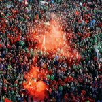 Βέλγιο: Πάνω από 100.000 διαδηλωτές «βούλιαξαν» τις Βρυξέλλες κατά των μέτρων λιτότητας - Παρέλυσαν οι πτήσεις