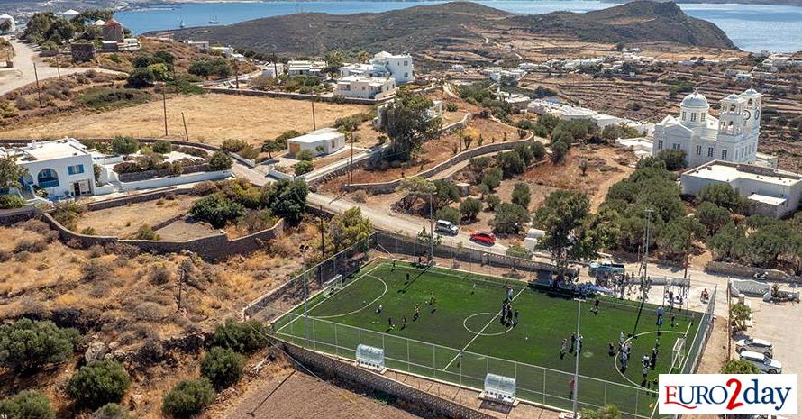 Νέο γήπεδο ποδοσφαίρου στην Τρυπητή Μήλου με στήριξη Invel και Prodea