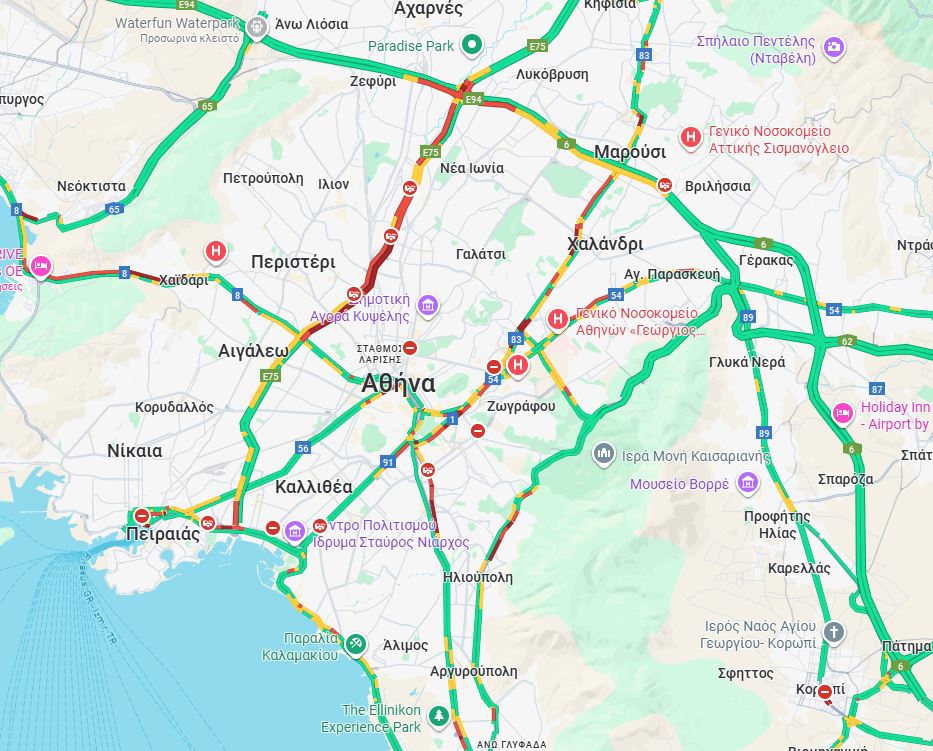 Κίνηση στους δρόμους: Καθυστερήσεις σε Κηφισό και Αττική Οδό - Financial Report