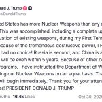 Πυρηνική κλιμάκωση: Οι ΗΠΑ καλούν το Πεντάγωνο να ξεκινήσει δοκιμές αμέσως - FinanceNews.gr