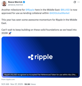 Crypto σοκ φέρνει το Άμπου Ντάμπι – Το RLUSD της Ripple είναι πλέον ‘τράπεζικό’ και αλλάζει τα δεδομένα!