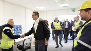 Στην Κομοτηνή ο Μητσοτάκης: Η Θράκη μετατρέπεται σε ένα διεθνές ενεργειακό κέντρο