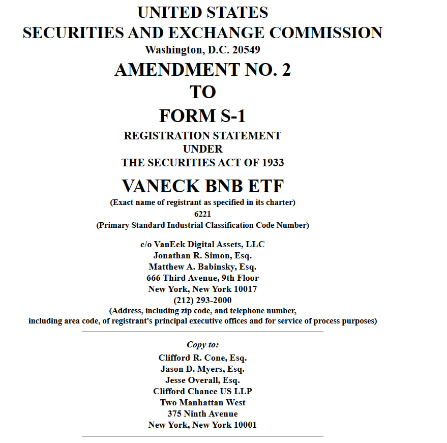 Κατάθεση για Spot BNB ETF στο Nasdaq που Θα Κρατάει BNB On-Chain – Νέα Και Εξελίξεις Για Τα Κρυπτονομίσματα
