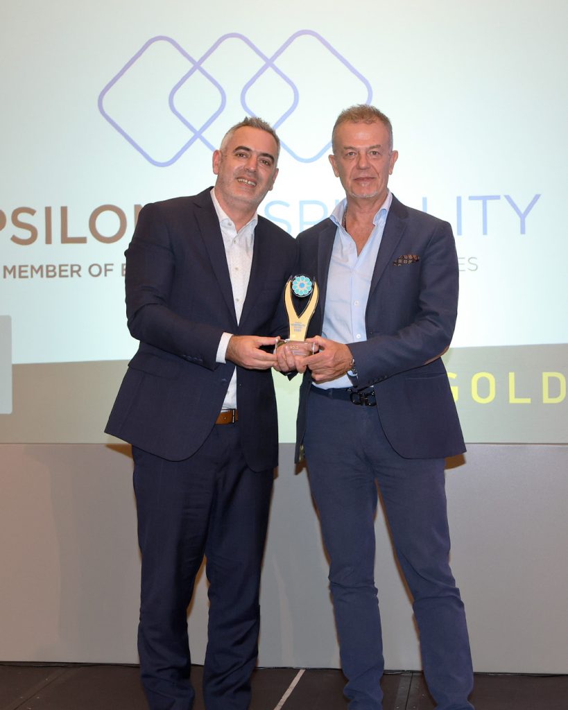 Η Epsilon Hospitality επιβεβαιώνει τη δυναμική της στα Greek Hospitality Awards 2025 αποσπώντας 6 σημαντικές διακρίσεις