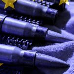 European Union delivery of weapons and ammo to Ukraine. Military assistance of Europe. Europe Ukraine war.