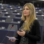 Eva KAILI in plenary session week 11 2015 in Strasbourg