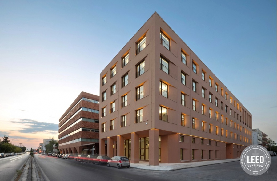 DIMAND - Τα γραφεία της Τράπεζας Εμπορίου και Ανάπτυξης Ευξείνου Πόντου πιστοποιήθηκαν με LEED Platinum