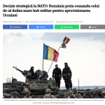 Στη Ρουμανία το δεύτερο μεγαλύτερο κέντρο logistics για τη μεταφορά οπλισμού στην Ουκρανία