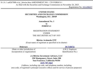 Η Bitwise φέρνει yield στα crypto ETFs, με staking στο AVAX