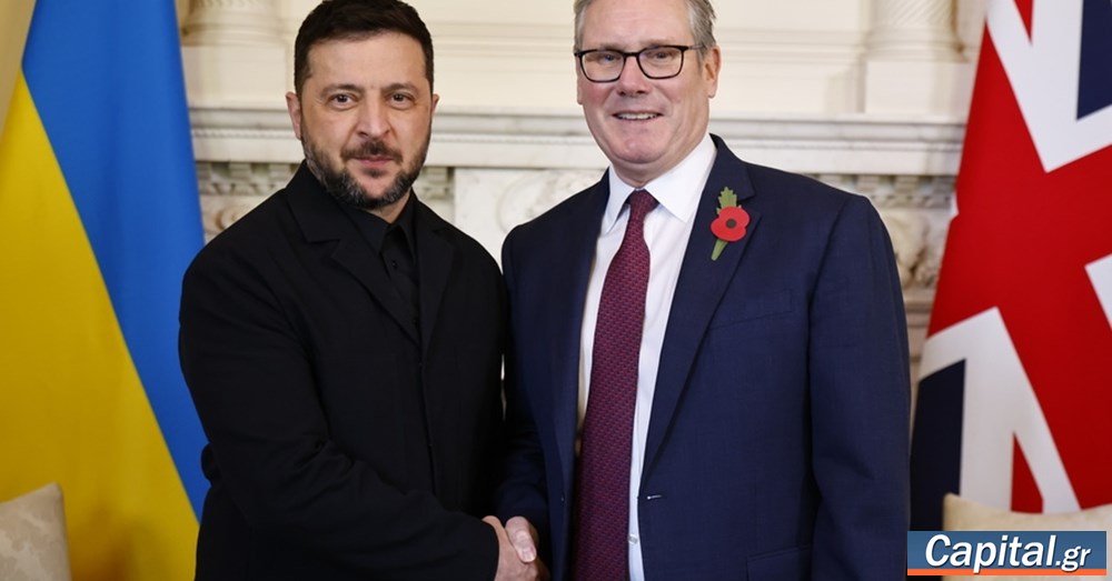 Στο Λονδίνο ο Ζελένσκι για συνάντηση κορυφής με Μακρόν, Στάρμερ, Μερτς, με φόντο το σχέδιο ειρήνευσης του Τραμπ