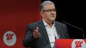 Επανεξελέγη ομόφωνα γενικός γραμματέας του ΚΚΕ ο Δημήτρης Κουτσούμπας