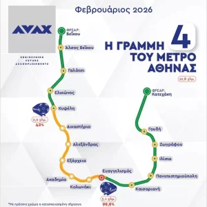 Η «Αθηνά» της ΑΒΑΞ πλησιάζει στο Ευαγγελισμό – Η σήραγγα σχεδόν ολοκληρωμένη