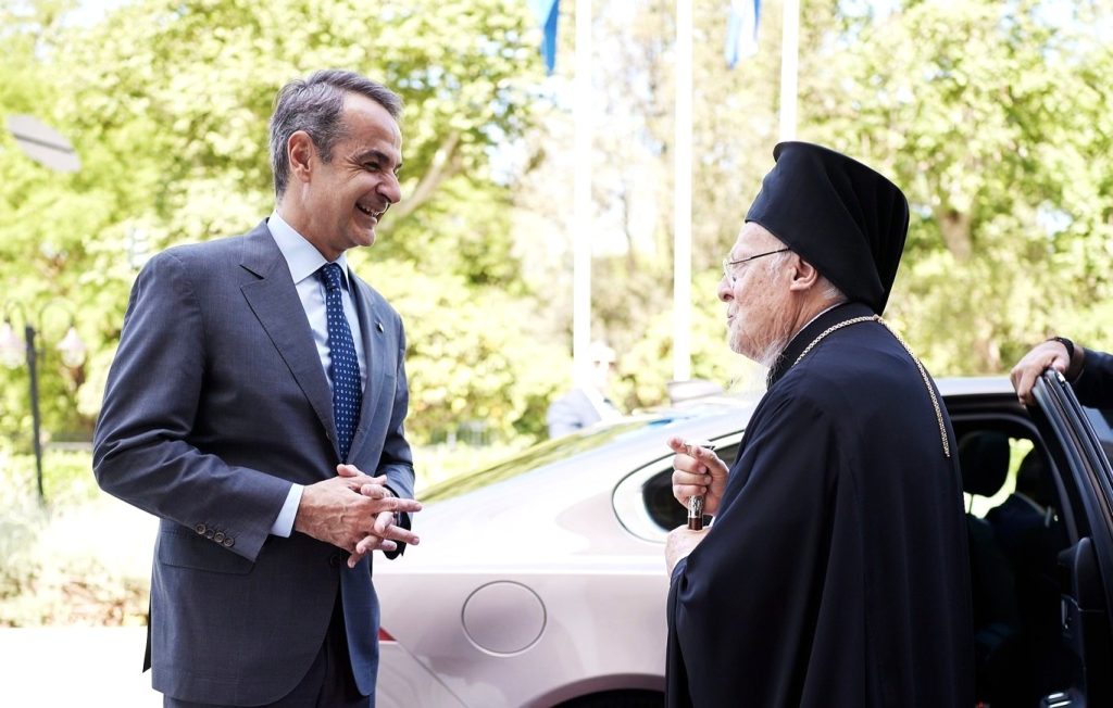 Διπλωματία και Εκκλησία στο ίδιο τραπέζι: Ο Πατριάρχης Βαρθολομαίος στο δείπνο Ερντογάν-Μητσοτάκη