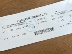 Σοφία Μητσοτάκη: Δημοσίευσε την κάρτα επιβίβασης από το Μουσκάτ για να διαψεύσει δημοσίευμα