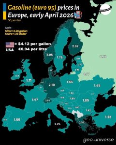Η Ελλάδα με την τρίτη υψηλότερη τιμή βενζίνης στην Ευρώπη - Financial Report
