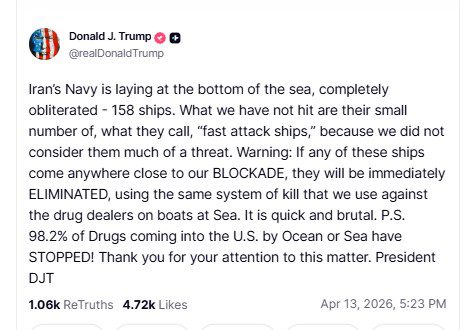 Απειλές Τραμπ για τα μικρά πλοιάρια του Ιράν, εν μέσω ενεργοποίησης του αμερικανικού ναυτικού αποκλεισμού - Financial Report