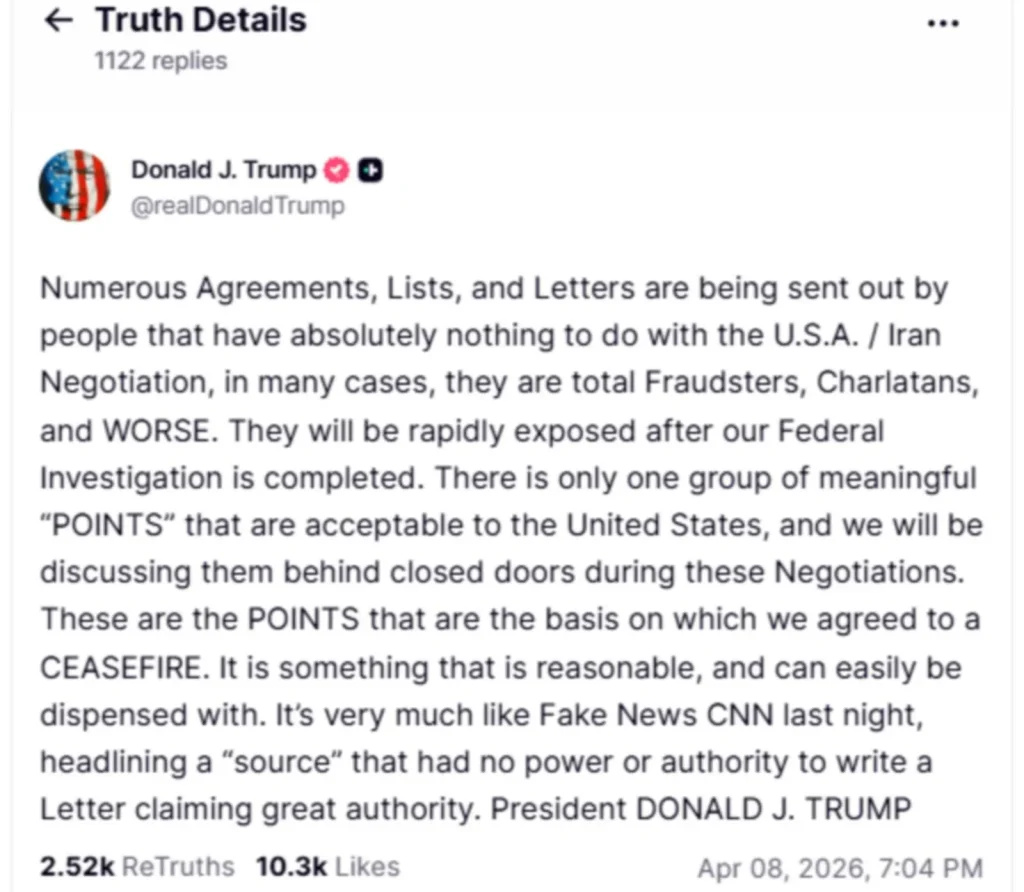 Τραμπ: Οι συζητήσεις με το Ιράν θα γίνουν «κεκλεισμένων των θυρών»