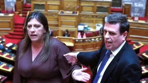 Εκρηκτική σύγκρουση Κωνσταντοπούλου-Καιρίδη στη Βουλή: «Πόλεμος» καταγγελιών και βαριές ύβρεις (video)